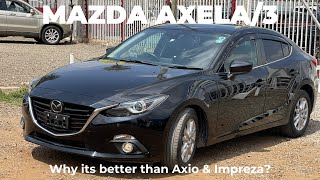2015 MAZDA AXELA REVIEW: Why its better than Axio and Impreza. |4K