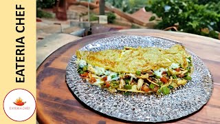Chicken Cheese Omelette Recipe | Quick and Easy Breakfast Recipe