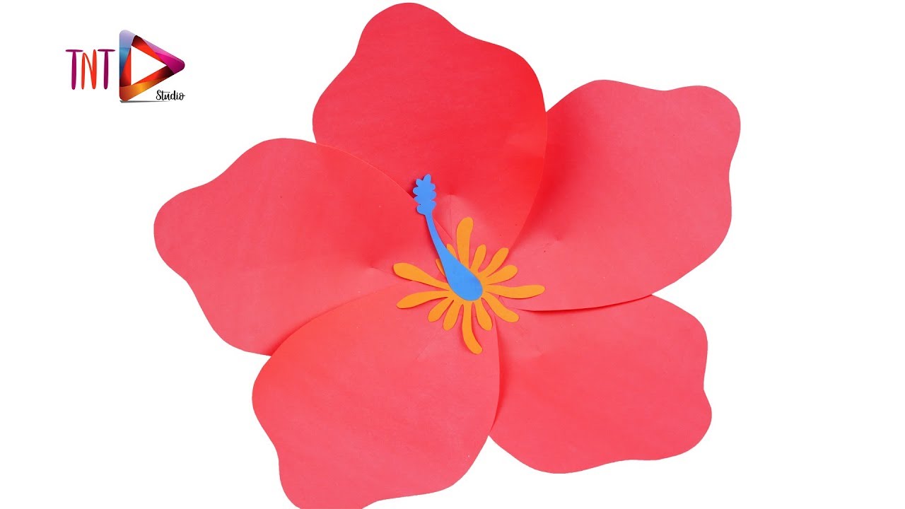 how-to-make-hibiscus-paper-flower-easy-diy-paper-giant-flower
