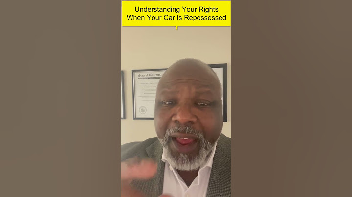 Auto Repo Rights Debt Collectors Don't Want You To Know About