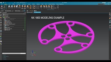 Siemens NX 1953 New  Modeling Example! (Use Replace Blend Command)