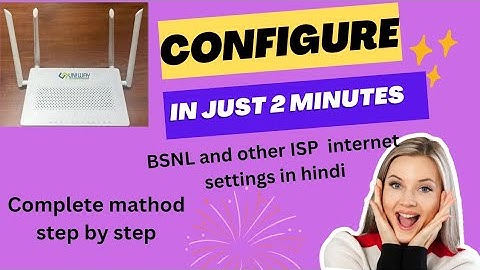 Uniway router configuration