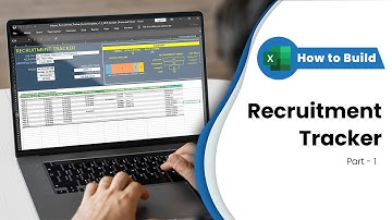 Recruitment Tracker Excel Template - Building Step by Step - Part 1