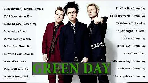 Green Day Greatest Hits || Best Songs Of Greenday ...