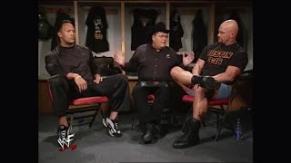Stone Cold Steve Austin And The Rock Interview With JR WWE Smackdown 3-22-2001