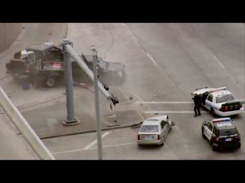 Police Chase Comes To Violent End - YouTube