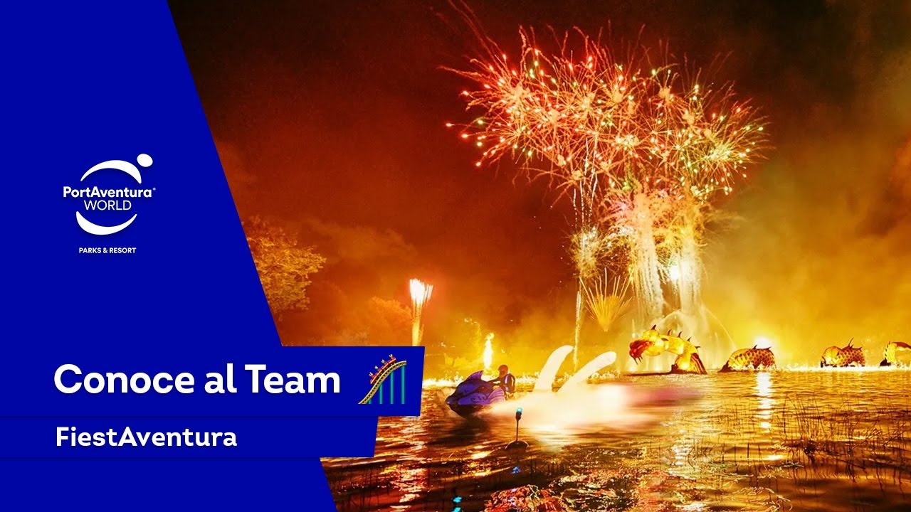 Descubre como se prepara el espectáculo FiestAventura de #PortAventura Park 🎇