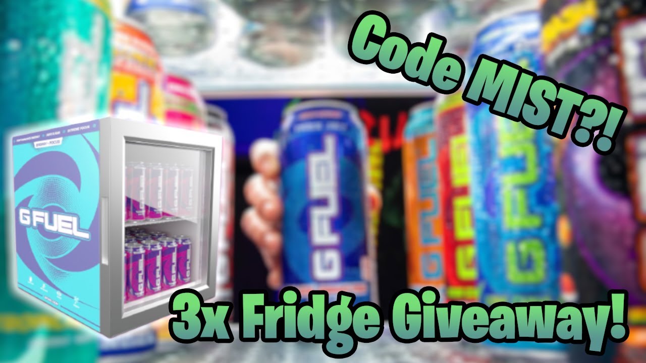 Ultimate GFuel MiniFridge Giveaway Announcement! GFuel Partnership