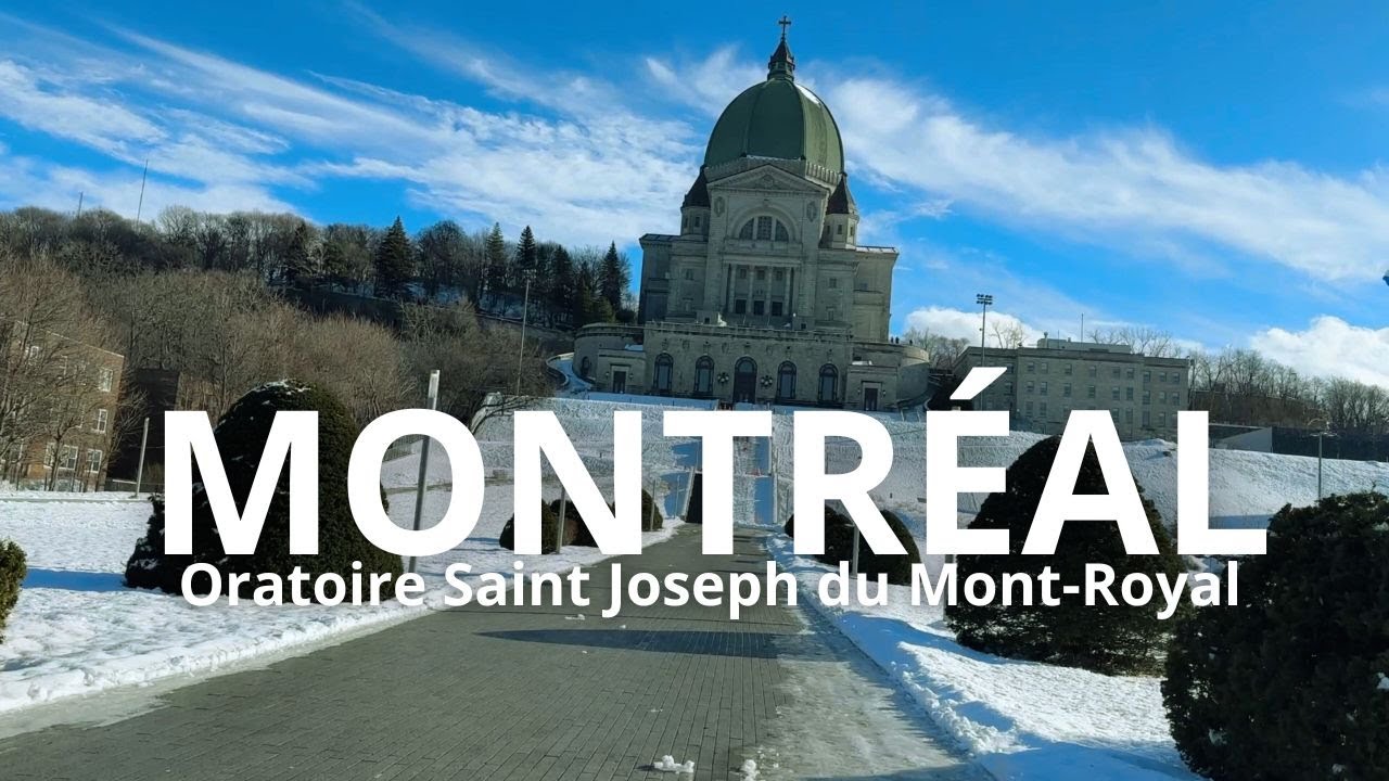 Walking in Montreal Oratoire Saint Joseph du Mont Royal No Talking