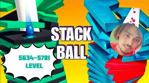 5634-5781 LEVEL 🫢 AMAZING STACKBALL CRUSH 3D  1 - #stackball #shorts