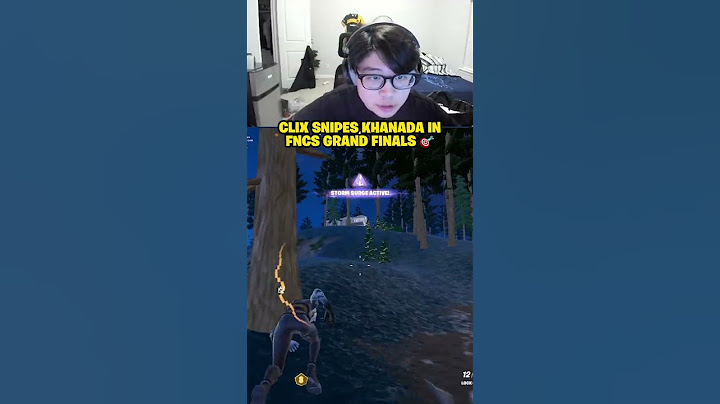 Clix SNIPES Khanada in FNCS Grand Finals 🏆