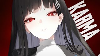 Nightcore - god sent me as karma | Lyrics