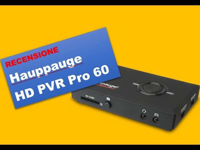 Hauppauge HD PVR Pro 60 - 01685 HDMI Game Capture opnemen stand-alone op SD- kaart of pc (streamen in HD 1080p60 4k Pass-Through, H.264 hardware-encoder) voor XBoxOne X, PS4 Pro
