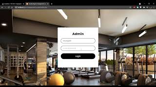 Demo Web Application Gym Management System