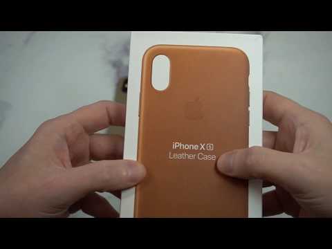 official-apple-leather-case-(for-iphone-xs)---saddle-brown-unboxing-and-review
