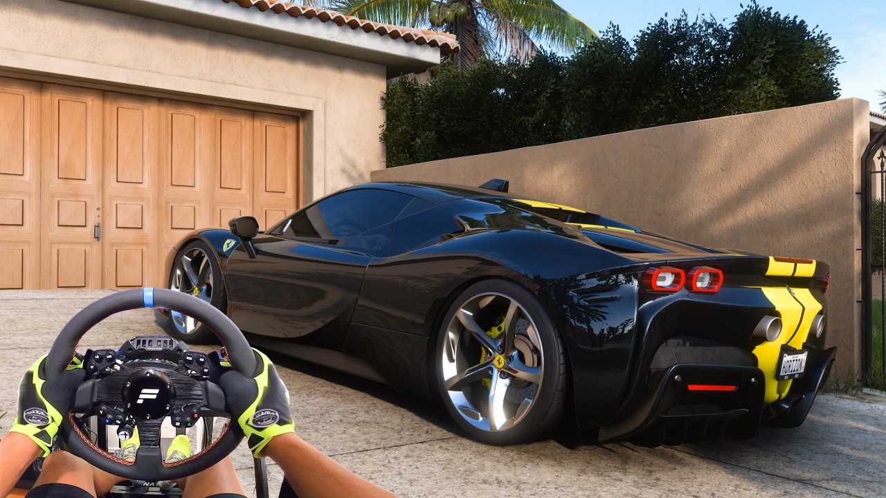 Ferrari SF90 Stradale Gameplay | Forza Horizon 5 - 4K | Fanatec Wheel