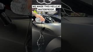 Download Lagu Satin Black Hellcat Full Body Ceramic Coating..💧🔥 #hellcat #cardetailing #cars #transformation MP3