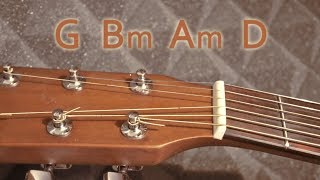 Video thumbnail of "G Major Ballad Acoustic Guitar Backing Track"