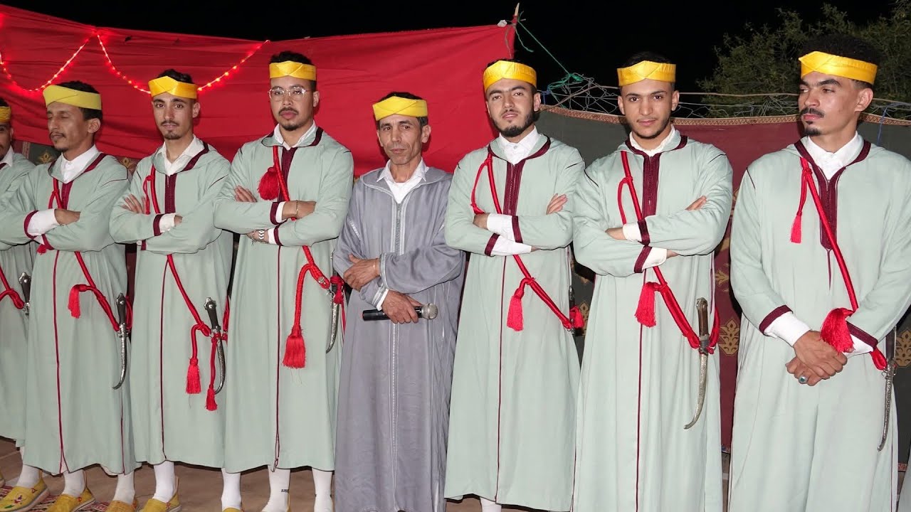 الرايس محمد أداسكوا مع فرقة أحواش شباب ايت علي