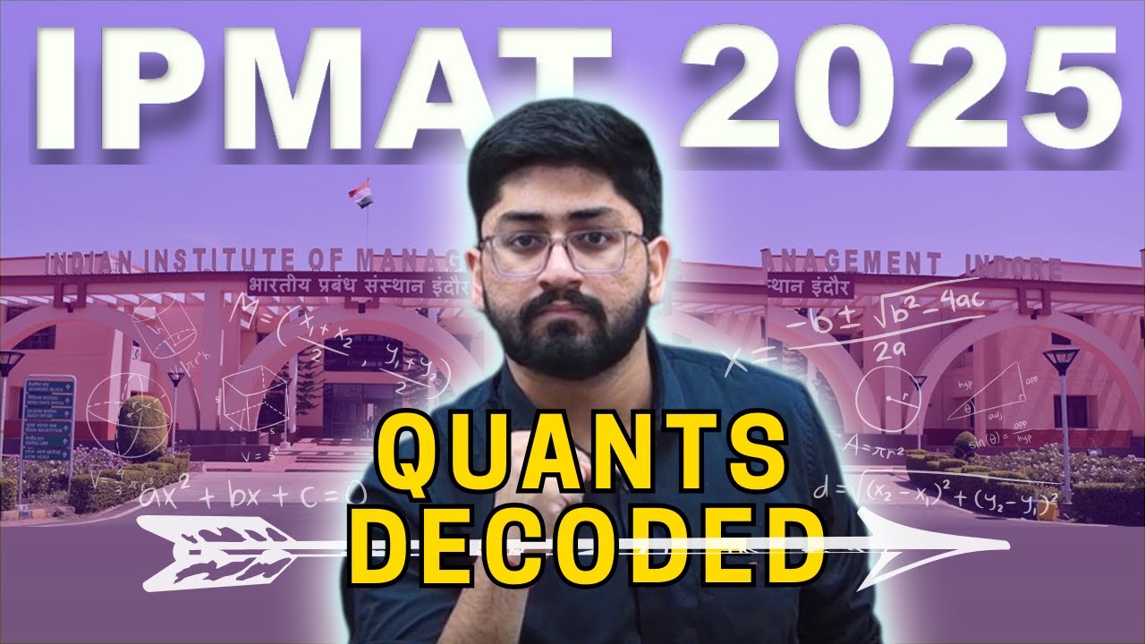 CRUSH IPMAT 2025 QUANTS !!! 🧠🧠 - YouTube