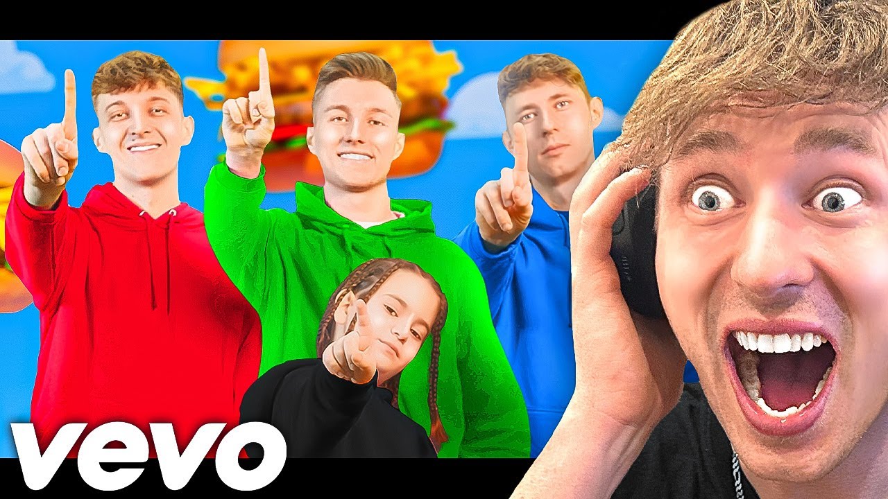 Ich REAGIERE auf den BURGERPOMMES SONG🎶