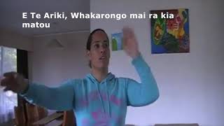 Video thumbnail of "E Te Ariki with lyrics 1"