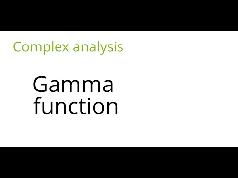 Complex analysis: Gamma