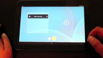 Nexus 10 How To Add Lock Screen Widgets