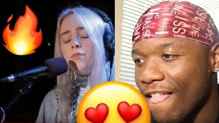 Video thumbnail of "Billie Eilish - 'bellyache' (live for Like A Version) REACTION"