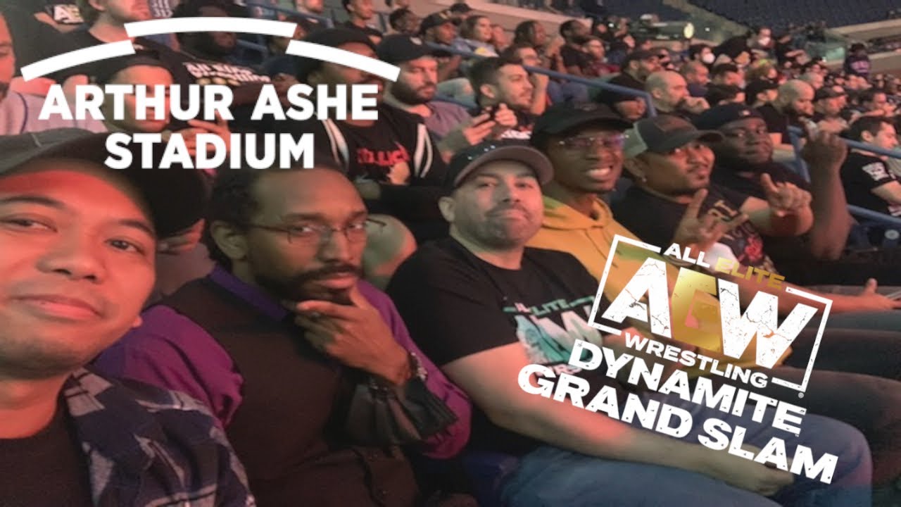 PSYCHO VLOG AEW (ALL ELITE WRESTLING) GRANDSLAM ARTHUR ASHE STADIUM 2022!!! YouTube