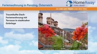 Wien Traumhafte Dach-Ferienwohnung Mit Terrasse In Stadtnaher Grünlage - Fewo-Direkt.de Video
