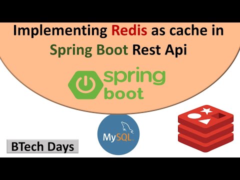 Spring Boot Rest Api with Redis as cache ( Introduction )