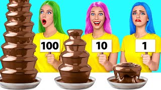 تحدي 100 طبقة من الطعام! #4 Multi DO Challenge