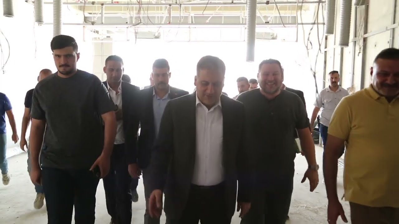 وزير الشباب والرياضة يتفقد سير الاعمال في مشروع مستشفى الطب الرياضي في المدينة الشبابية