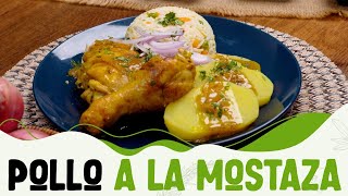 Como preparar el riquísimo pollo a la mostaza | Deliciosa receta | Fácil y rápida de hacer