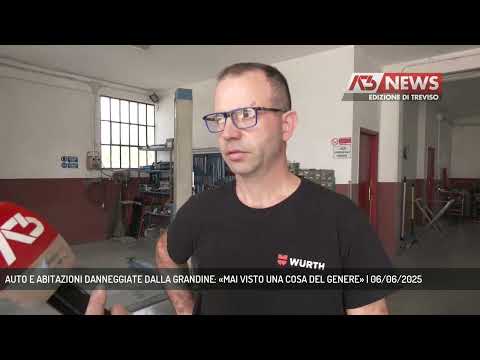 AUTO E ABITAZIONI DANNEGGIATE DALLA GRANDINE: «MAI VISTO UNA COSA DEL GENERE» | 06/06/2025
