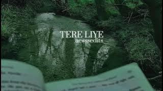 Tere liye - Edit audio.❤