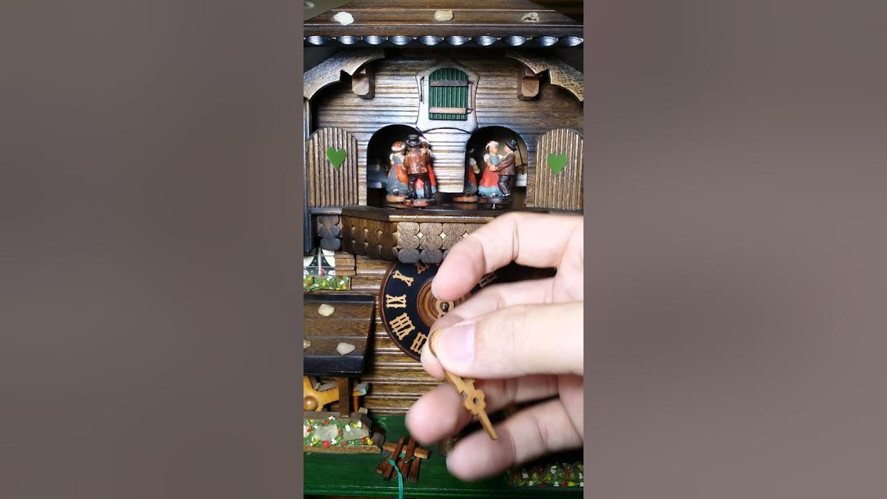 Setting hands on Cuckoo Clock YouTube