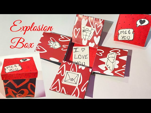 explosion box for beginners, how to make explosion box