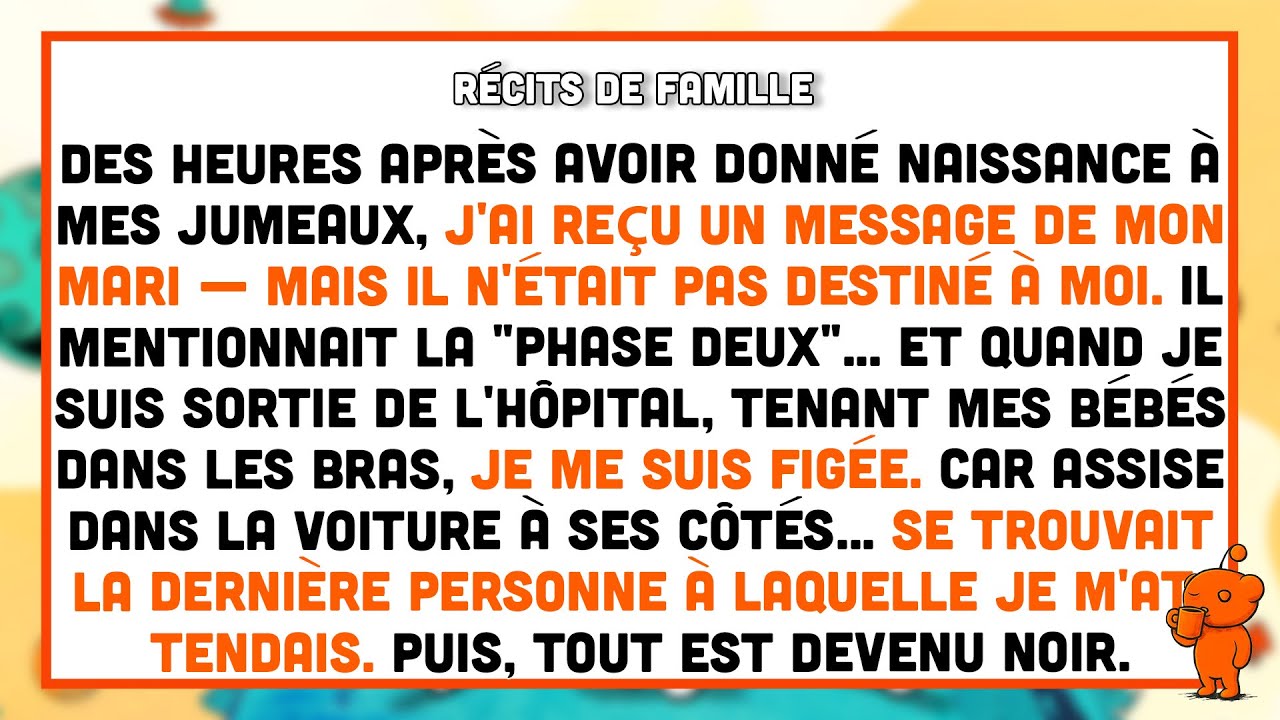 Je suis sortie de l'hôpital avec mes jumeaux, figée en voyant qui m'attendait dans la voiture.