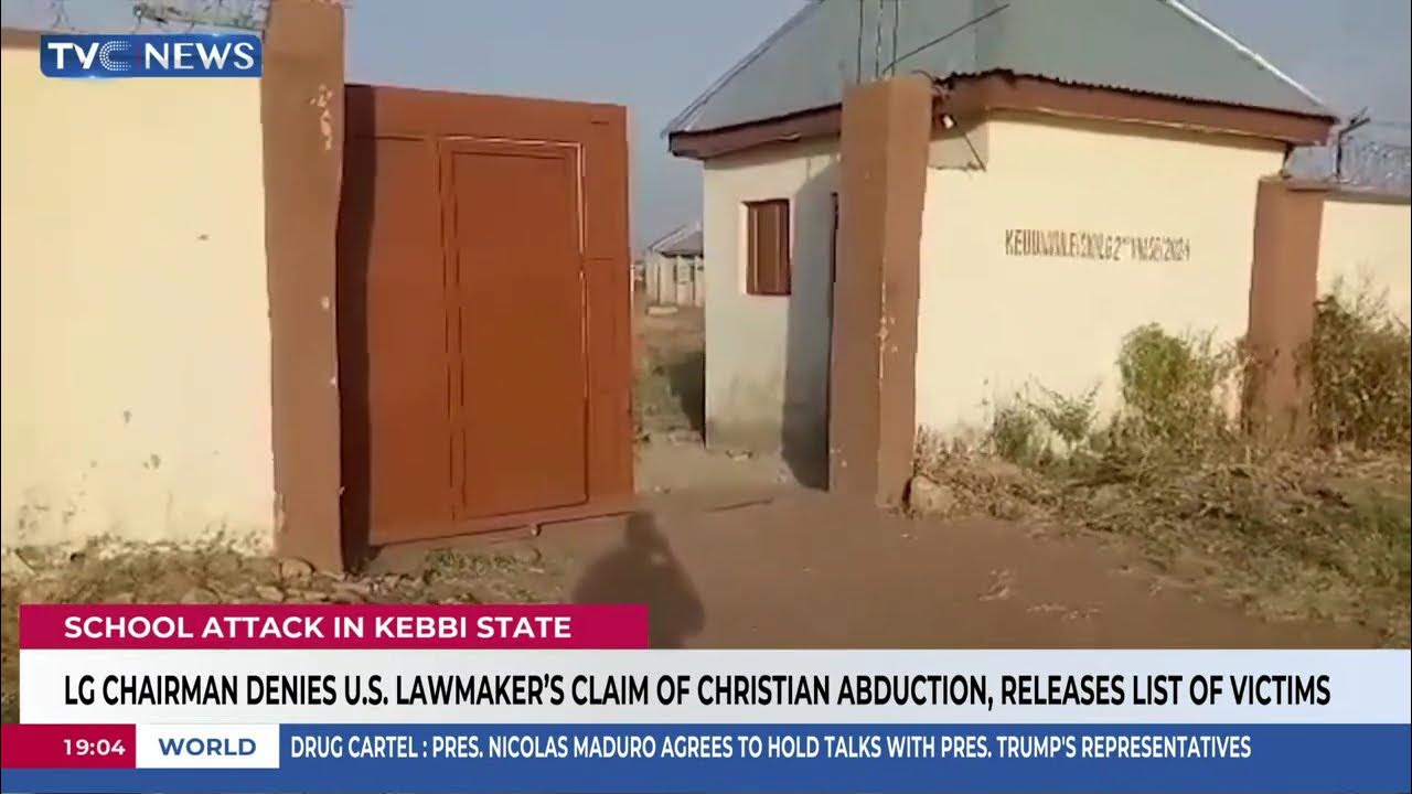 Kebbi Abduction: LG Chairman Denies U.S. Lawmakers Claim Of Christian Abduction