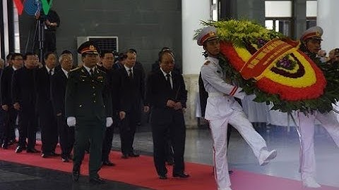 Trực tiếp: Lễ viếng Chủ tịch nước Trần Đại Quang