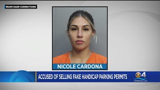 Woman arrested for selling fake disabled parking permits