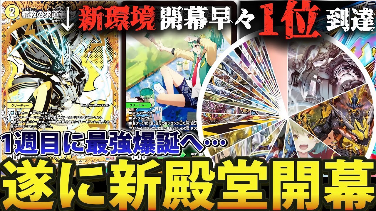 先週の入賞まとめ】新環境開幕早々まさかの『3強環境』となり環境上位