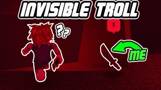 COMPLETELY Invisible (...sort of) Troll //🔪Survive The Killer