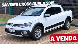 Volkswagen Saveiro Cross Dupla 1.6 2015 A venda! #saveirocross