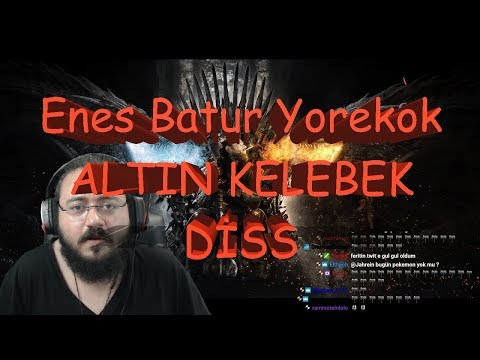 Jahrein'den Altın kelebek Enes Batur , Yorekok ve Youtuberlara Fena Diss 19 Aralık