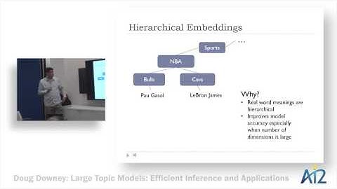 Doug Downey -  Large Topic Models: Efficient Inference and Applications