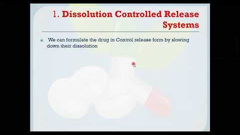 CDDS Lecture 3 I Approaches to design CDDS I Dissolution ControlledI Hindi & English I