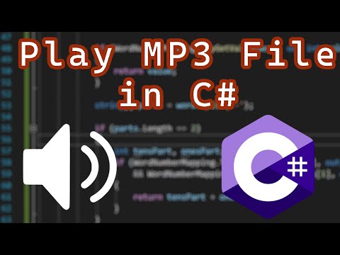 How to Play Mp3 Files Using C# (Simple)